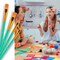 Paint Brush Set, 10 Pcs Paint Brushes for Acrylic Painting, Round Pointed Tip Detail Small Paint Brush